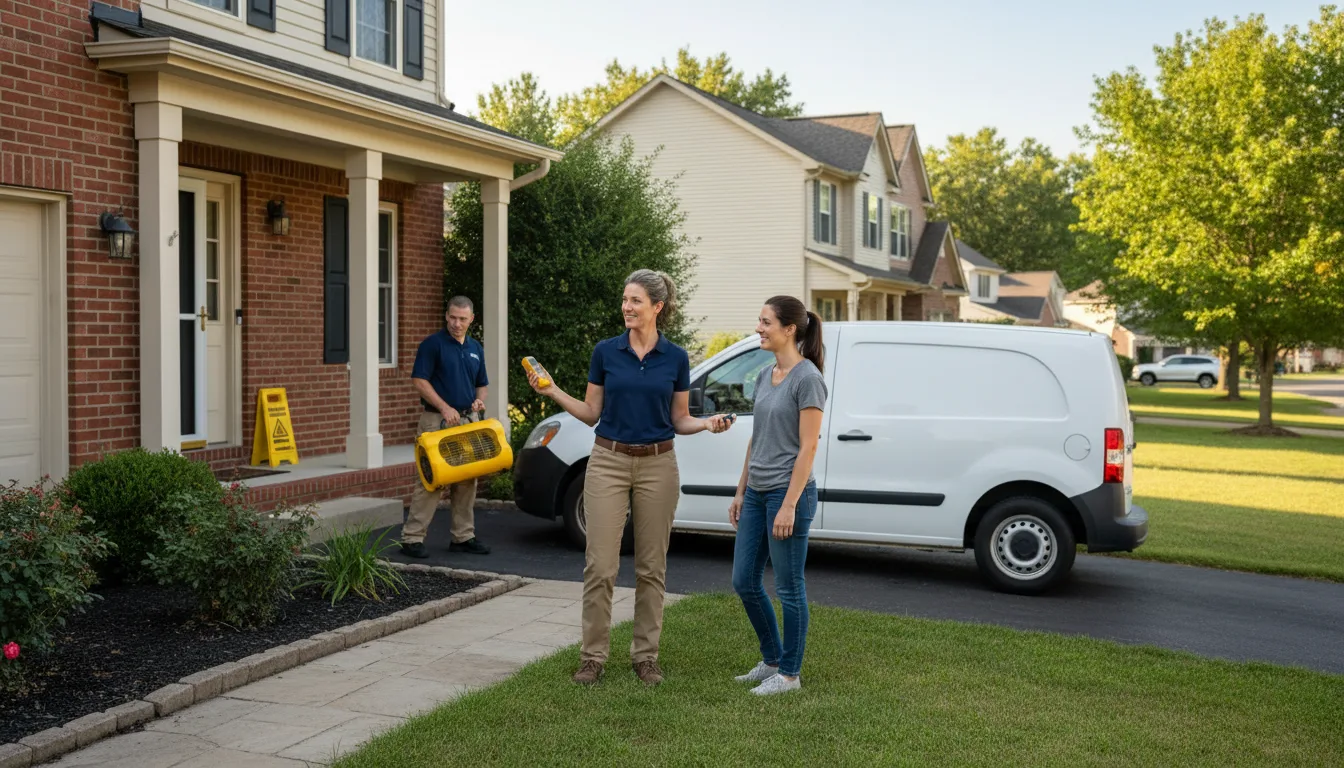 Water restoration image for Dehumidification And Cleanup Services in Blountsville, AL